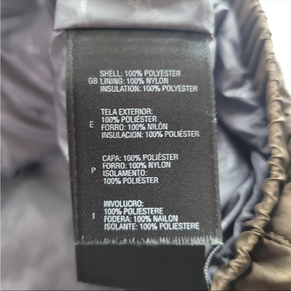 Vintage North Face Quilted Brown Jacket Men’s Size Large - Picture 3 of 10